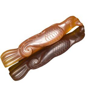 Chinese Yellow Zircon Bird Statue December Birthstone